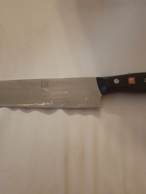 Signature Black-Handled Stainless Steel Chef Knife
